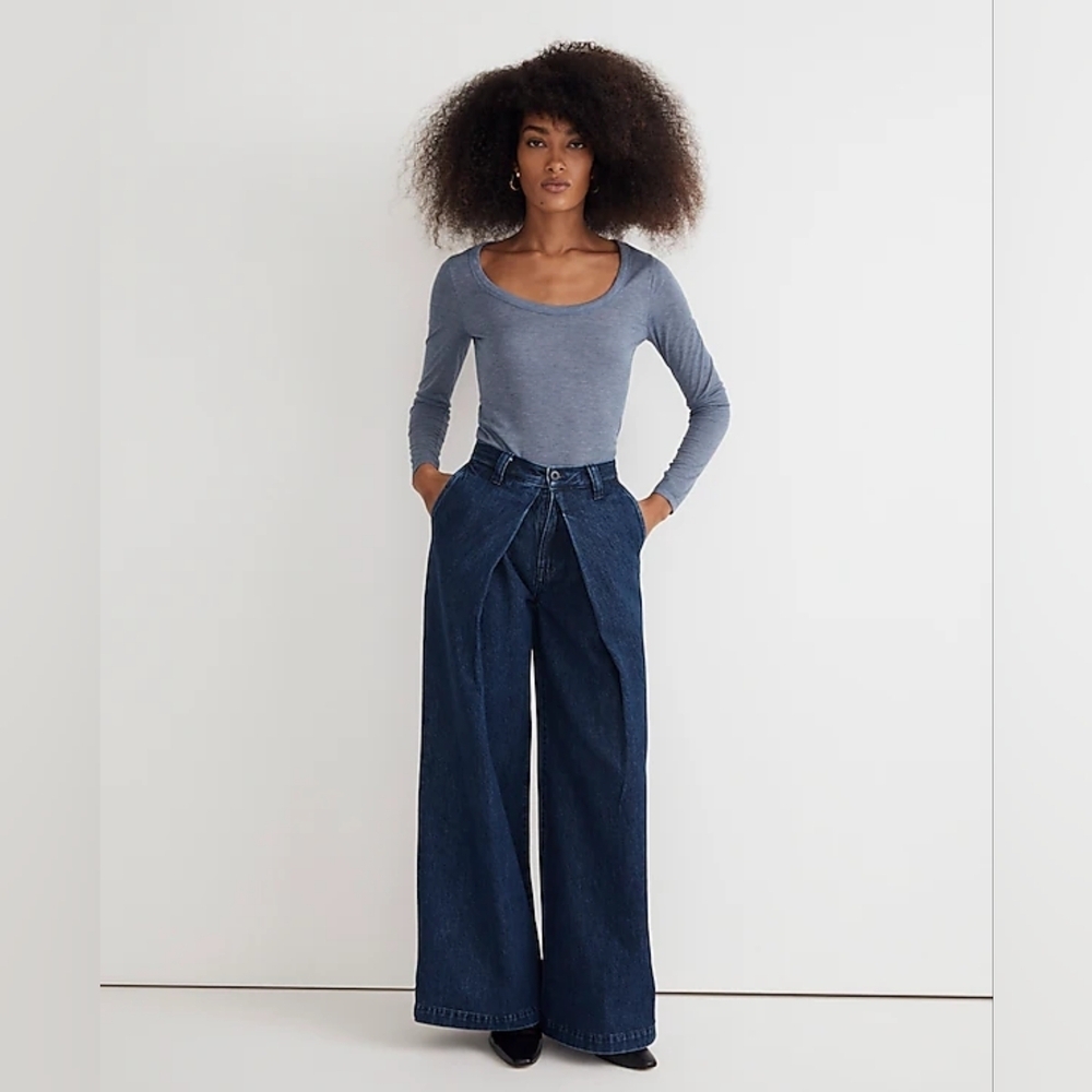Madewell Extra Wide Leg Jeans Size 27